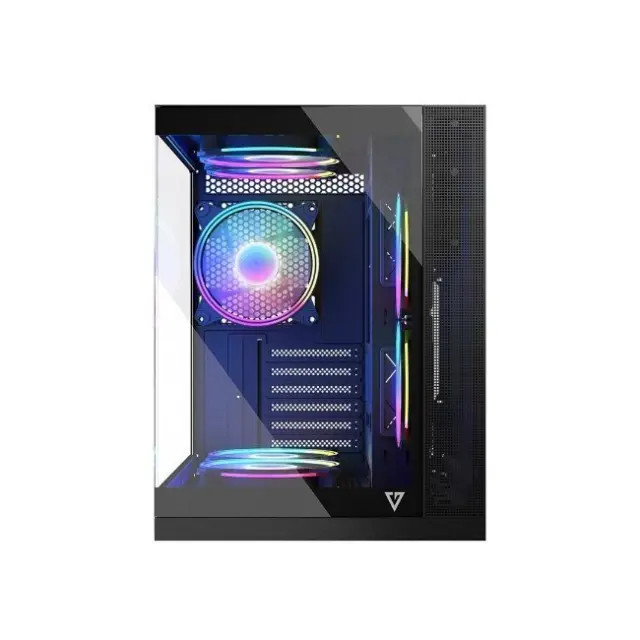 Modecom PC Case Volcano Panorama Apex ARGB 5F ATX Midi Tower Black (AT-PANORAMA-5F-ARGB-10-000000-0002) 3