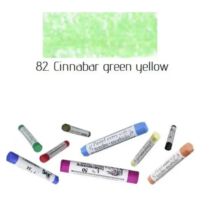 Soft pastel Extrafine Renesans - Cinnabar green yellow