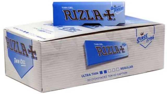 Χαρτάκια RIZLA CIEL 60 φύλλων Συσκ. 50 τμχ