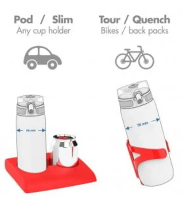 ION8-Leakproof Slim Παγούρι 500ml Eco (ION85-FPGECO) 2