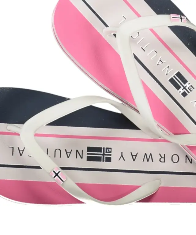 Norway Nautical School – Γυναικείες Παντόφλες Slipper 841007-WHITE Λευκό 3