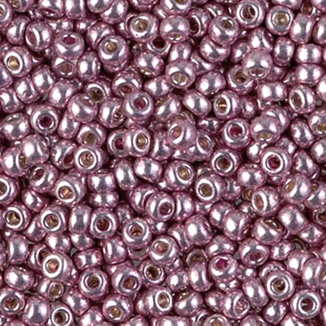 Χάντρα Miyuki Round Rocailles 8/0 - 4218 - Duracoat Galvanized Dusty Orchid ~25gr