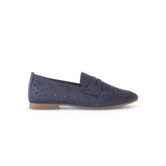 Gabor Μοκασίνια-Loafers Γυναικείο δέρμα Nubuck Μπλέ GAB/65219 16-BLUE