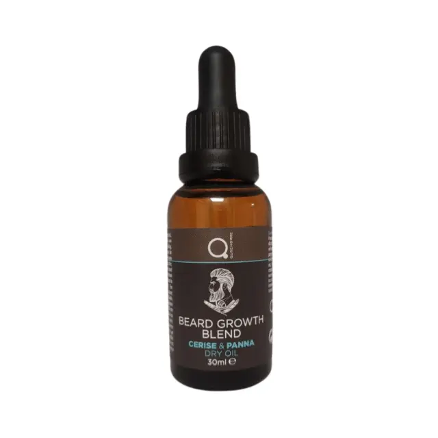 Σετ Ξηρό Έλαιο για την γενειάδα Cerise Panna 30ml από την Qure και Barber Χτένα Σχηματισμού Γενειάδας Mr.Q 2