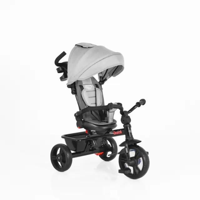 BYOX - Tricycle Quick with adjust. backrest grey - 3800146231187