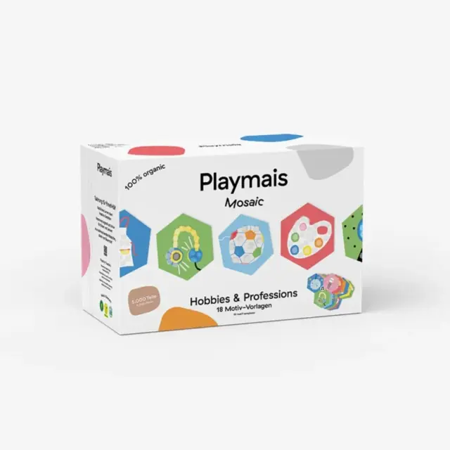 PlayMais Mosaic Κατασκευή με Σφουγγαράκια από Καλαμπόκι και Κάρτες – Χόμπι και Eπαγγέλματα (3+ ετών) 160963