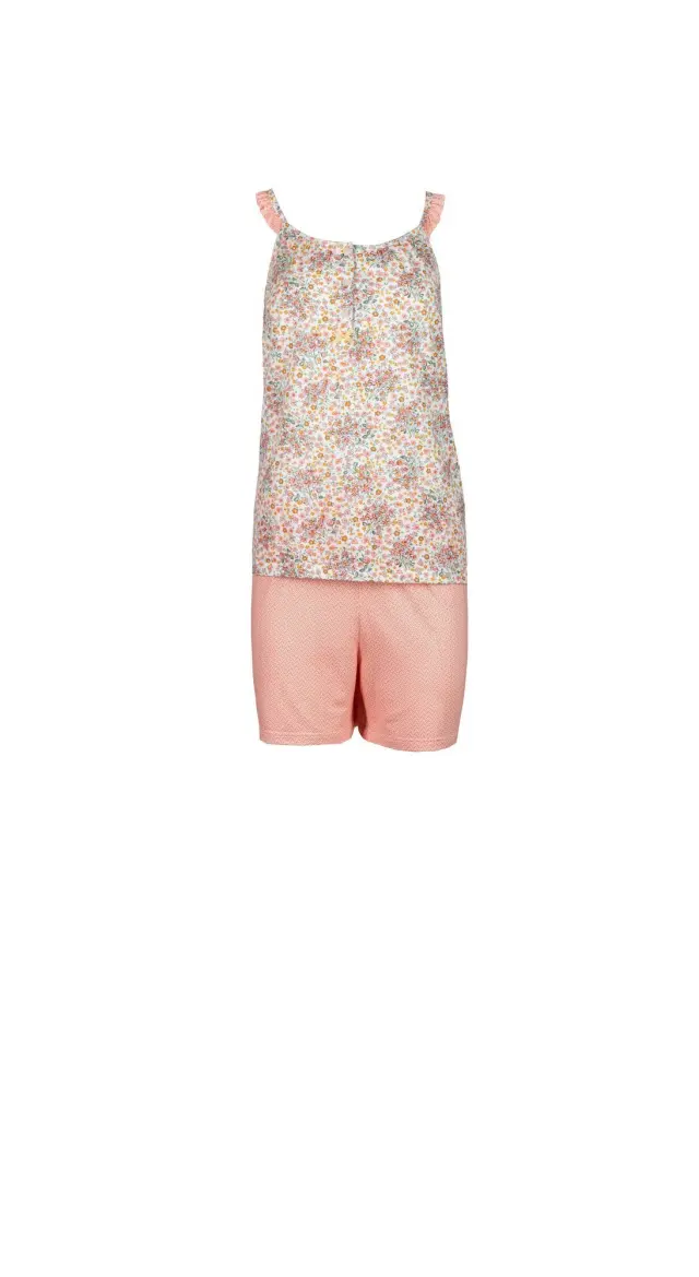 S744 - Type - PIJAMA ABSTRACT FLOWERS - M