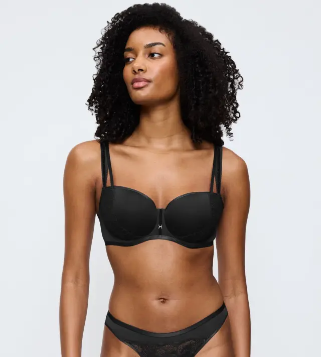 Triumph Σουτιέν Palina Moonlight Kiss WHP Με Ελαφριά Ενίσχυση Μαύρο 3
