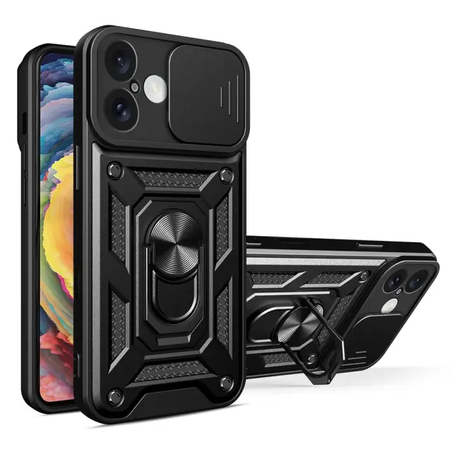 Techsuit® CamShield Series για iPhone 16-Black
