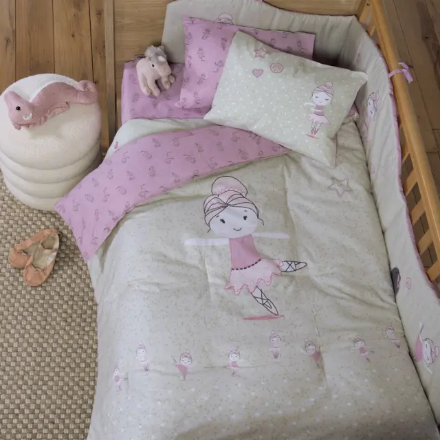 Πάπλωμα Βρεφικό Ballerine World 110x140 Nef Nef Homeware, ΥΦΑΣΜΑ:100%BAMB-ΕΣΩΤ:100%ΠΟΛ - GREEN (040806) 2