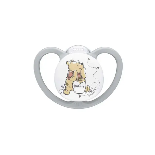 Nuk | Perfect Match Air Disney Winnie The Pooh Hunny Πιπίλα Γκρι 6-18 Μηνών | 1τεμ