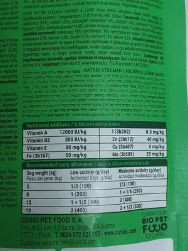 Natsbi Υγρή Τροφή Σκύλων με Κοτόπουλο και Αρνί 200gr 3