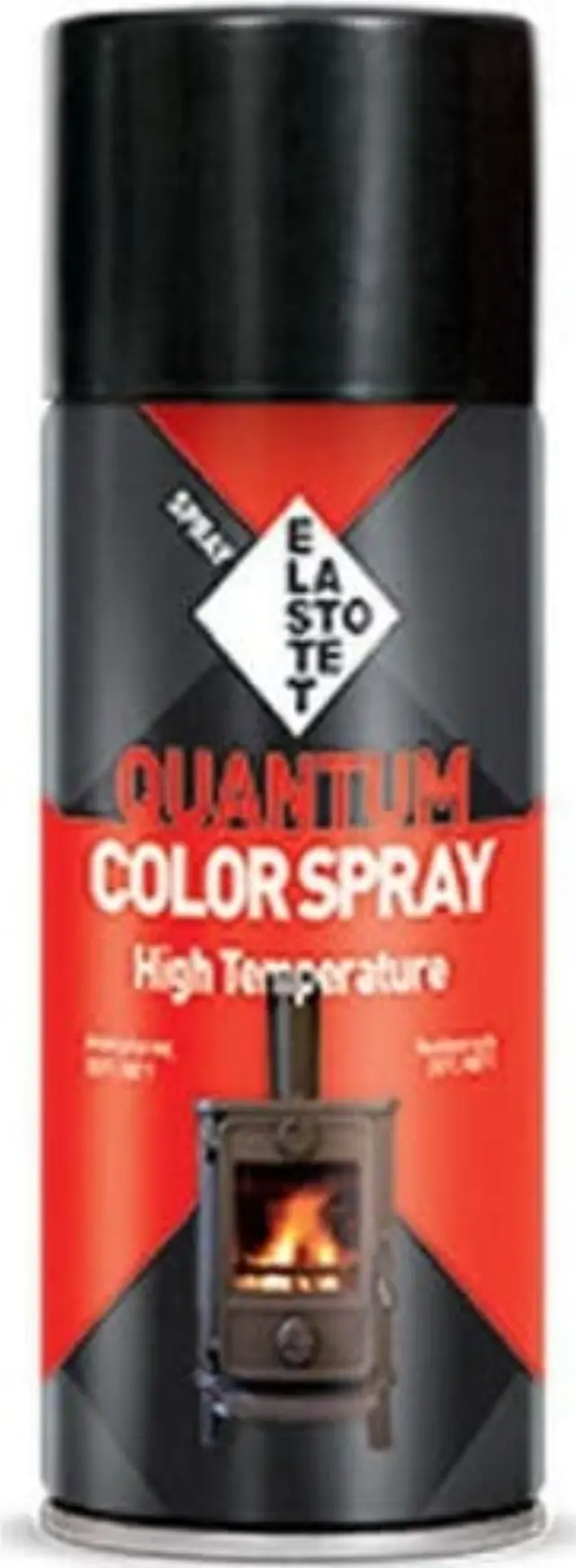 ΣΠΡΕΥ ΧΡΩΜΑΤ. ΘΕΡΜ/ΣΙΑΣ QUANTUM COLOR ΜΑΥΡΟ ELASTOTET 400ml