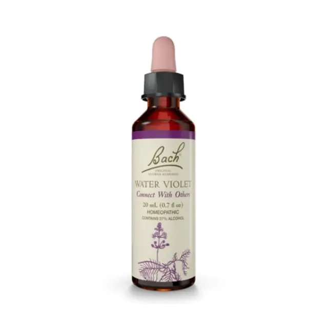 Bach Water Violet Ανθοΐαμα σε Σταγόνες για Χαλάρωση 20ml