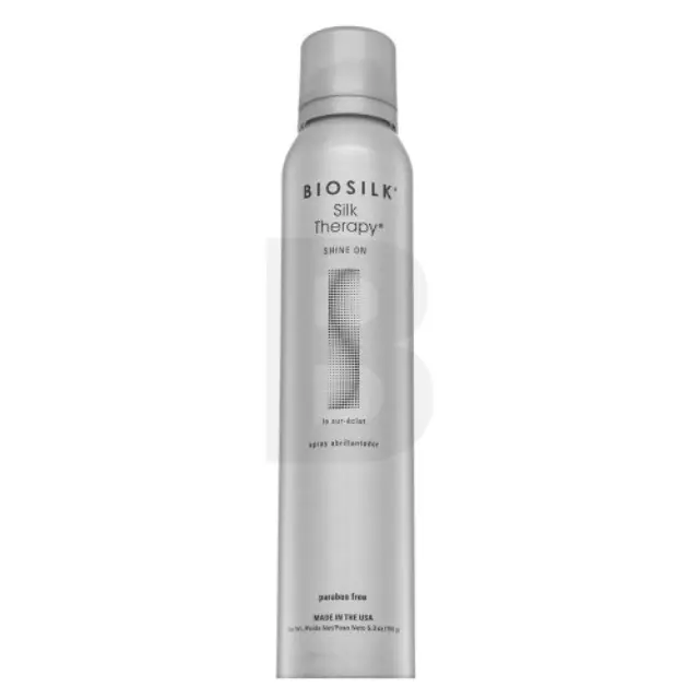 BioSilk Silk Therapy Shine On Styling spray for shiny hair