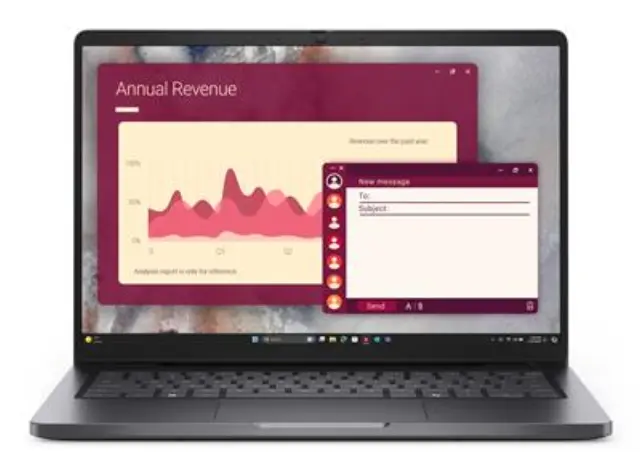 DELL Pro 14 PC14250 Intel Core 5 120U Laptop 35.6 cm (14") Full HD+ 16 GB DDR5-SDRAM 512 GB SSD Wi-Fi 6E (802.11ax) Windows 11 Pro Black