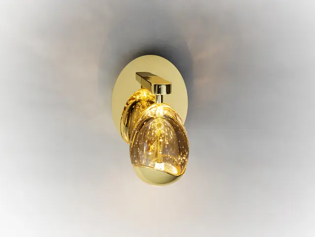 ROCIO WALL LAMP 1L GOLD φωτιστικό απλίκα Χρυσό 3