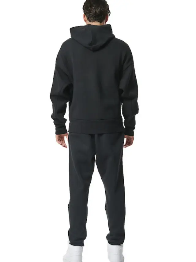 Body Action Παντελόνι Φόρμας με Λάστιχο Μαύρο 023436-BLACK - XL 3