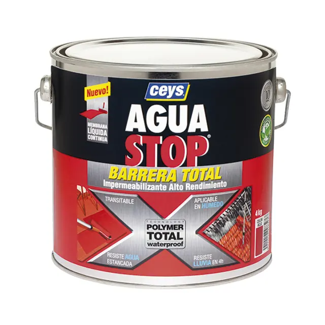 Αδιαβροχοποιητικό CEYS AGUASTOP TOTAL BARRIER Λευκό 4kg