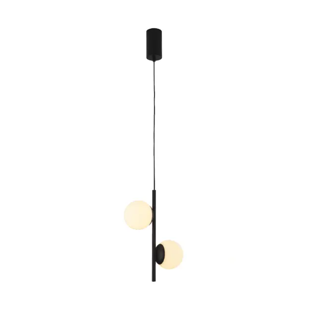 Κρεμαστό Φωτιστικό LED ACA Ball OKN96162BK Αμμώδες Μαύρο 10W 3000K 1100lm / OKN96162BK