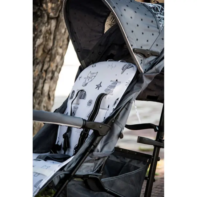 X-TREME BABY ΣΤΡΩΜΑ ΚΑΡΟΤΣΙΟΥ MONΗΣ ΟΨΗΣ 35 x 83 CM FOREST 2