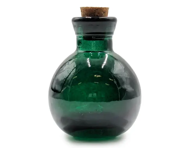 Διακοσμητικό Μπουκάλι με πώμα Glass Drops Βοlas (5321DB734) Aπό 100% ανακυκλωμένο γυαλί, Xωρητικότητας 125ml, Διαστάσεων Ø 7 x Υ 10 cm, Αlbahaca 5321DB734 2