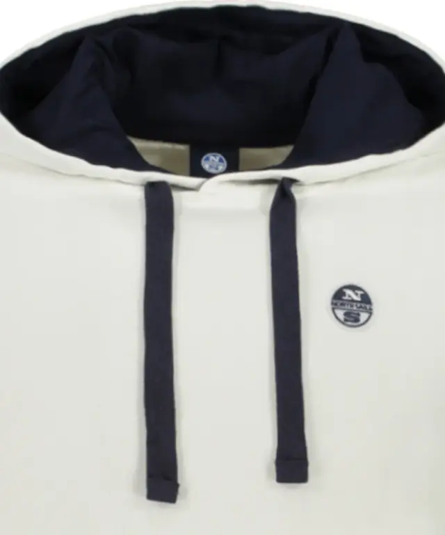 North Sails - Ανδρικό Φούτερ Regular Fit 993026-000-0105 Λευκό - S 3