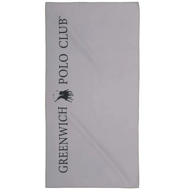 Πετσέτα Γυμναστηρίου 45x90 280gsm Greenwich Polo Club Essential 4184 Grey-Black 100% Microfiber