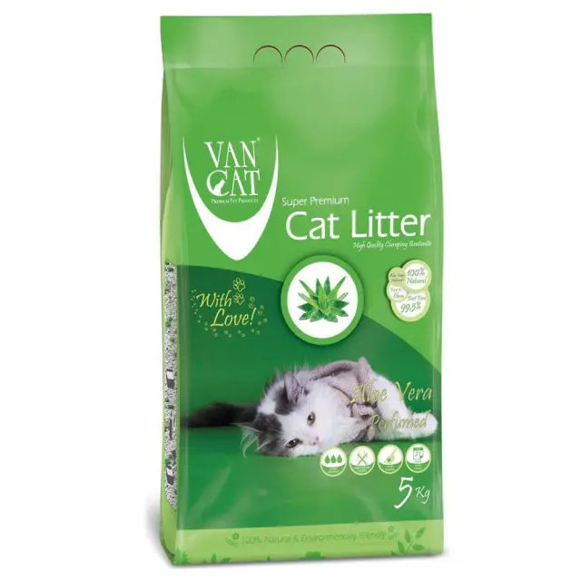 Van Cat Άμμος Υγιεινής Γάτας Αλόη Βέρα 5kg