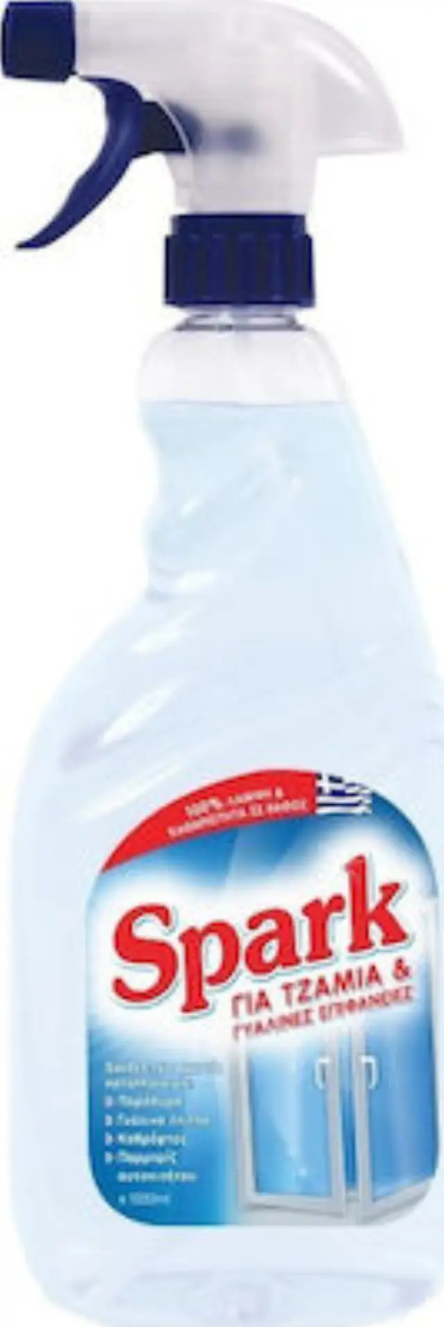 Spark Επαγγελματικό Καθαριστικό Spray Τζαμιών 750ml