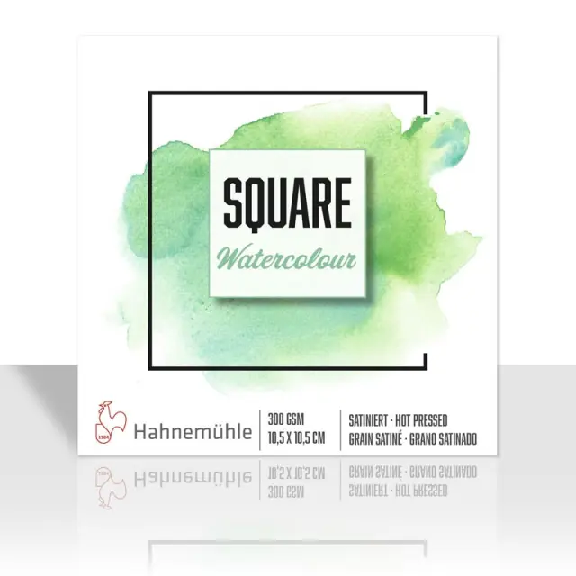 Μπλοκ Hahnemuhle Square Watercolour για Ακουαρέλα 300g/m² - 10.5x10.5cm - 15 Φύλλα