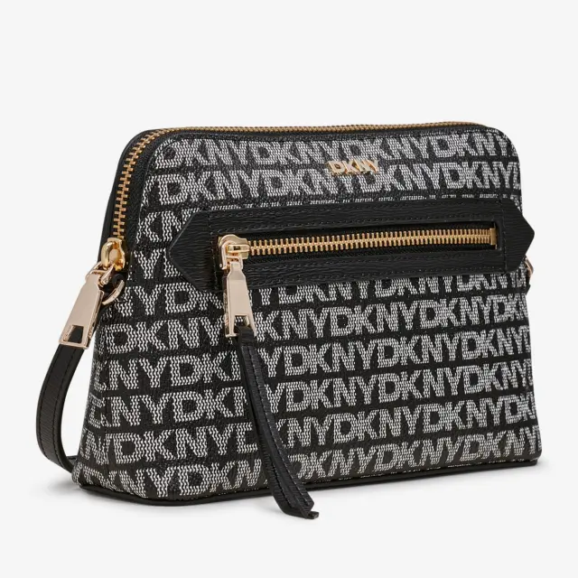 Γυναικεία Τσάντα Χιαστί DKNY Bryant R42EYE17-XLB Μαύρο Logo Μαύρο - One Size 3