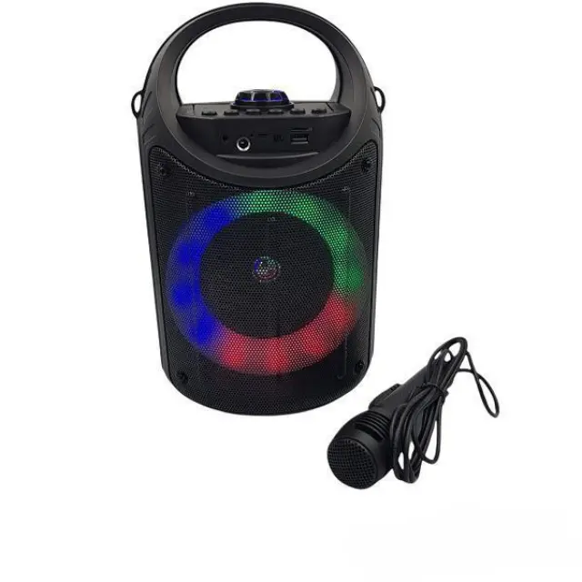 Σύστημα Karaoke με Ενσύρματo Μικρόφωνo Cmik MK-6110 σε Μαύρο Χρώμα 2