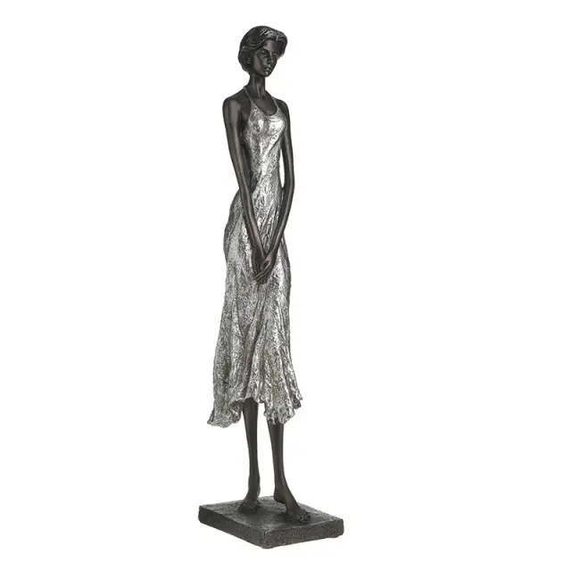 Αγαλματίδιο Γυναίκεια Φιγούρα Polyresin 9x12x44cm 3-70-547-0875