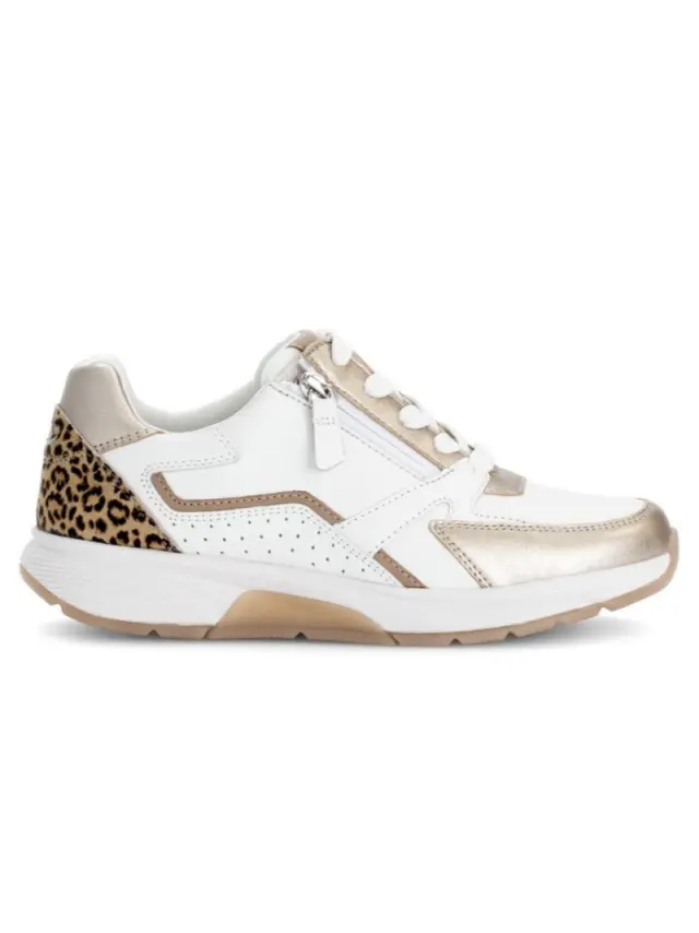 Gabor Sneakers Γυναικείο Δέρμα-Υφασμα Άσπρο GAB/86878 53-WEISS 3