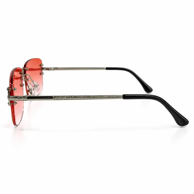 Ghetto Palette Sunglasses – Orange Silver | Unisex 3
