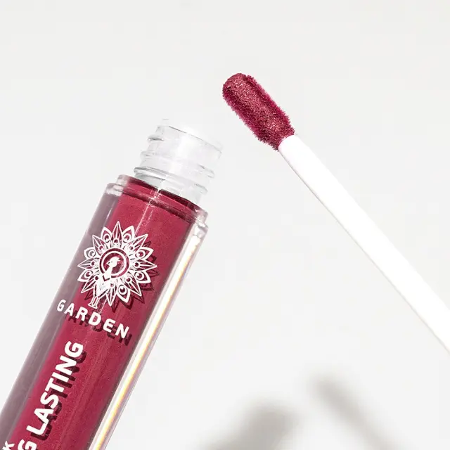 Garden Liquid Lipstick Matte Long Lasting with Aloe Vera 4ml - Dark Cherry 06 3