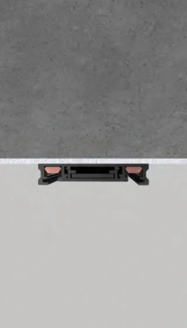 Bisqit Μαγνητική ράγα 40V Ultra Slim μήκος 1m πάχος 0,55cm λευκή Άσπρο 2