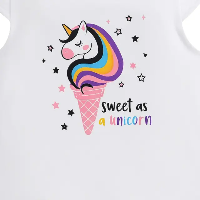 T-shirt Μπλουζάκι Sweet as a Unicorn Venere White 8010635 - 12 M (80cm) 2