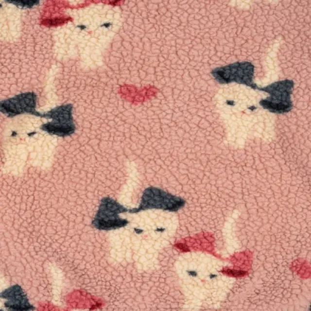 Ζακέτα Jody Teddy Bow Kitty KONGES SLOJD - Ρόζ 3