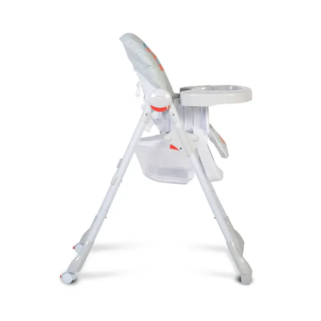 Cangaroo Αναδιπλούμενο Καρεκλάκι Φαγητού Kimchi L.Grey 3800146239817 3