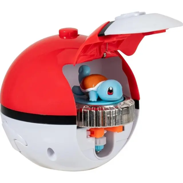 Εκτοξευτής Με Φιγούρα Pokemon Battle Spinner Pack Squirtle & Pokeball - JW004397 2