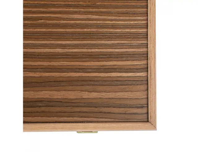 Σετ Χειροποίητο Τάβλι Classic Oak/Blue & American Walnut Manopoulos με διαστάσεις 48x26cmTKD1BLU 3