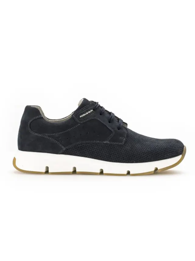 Pius Gabor Sneakers Ανδρικό δέρμα suede Μπλέ PGA/102217 01-DENIM 3