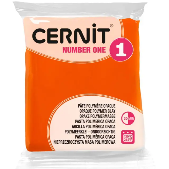 Πολυμερικός Πηλός Cernit Number One No752 - Orange - 56gr