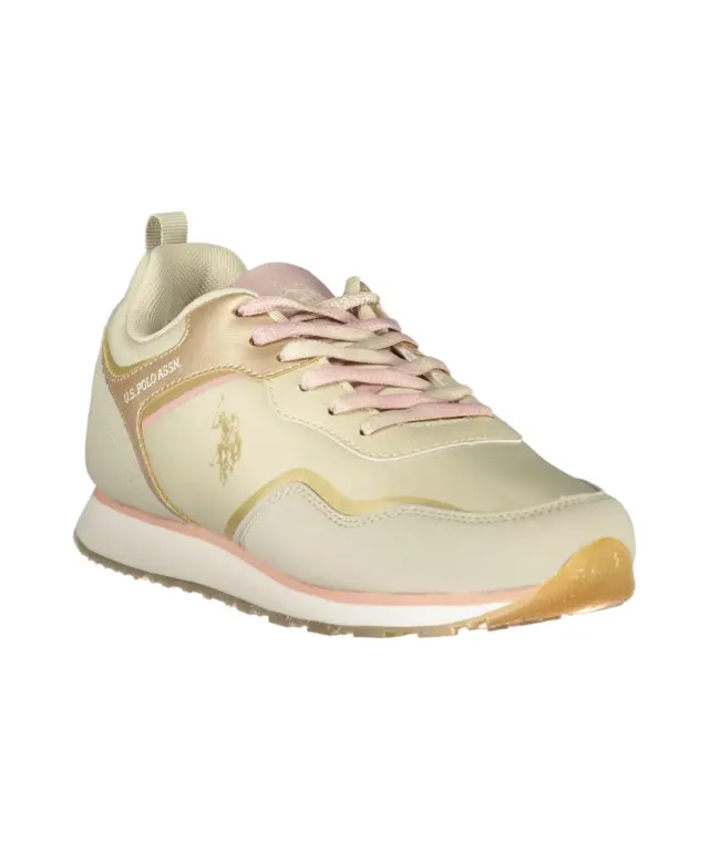 U.S. Polo Assn. - Γυναικεία Sneakers Nobik NOBIK010KCNH3F-LBE Μπεζ - 35 2