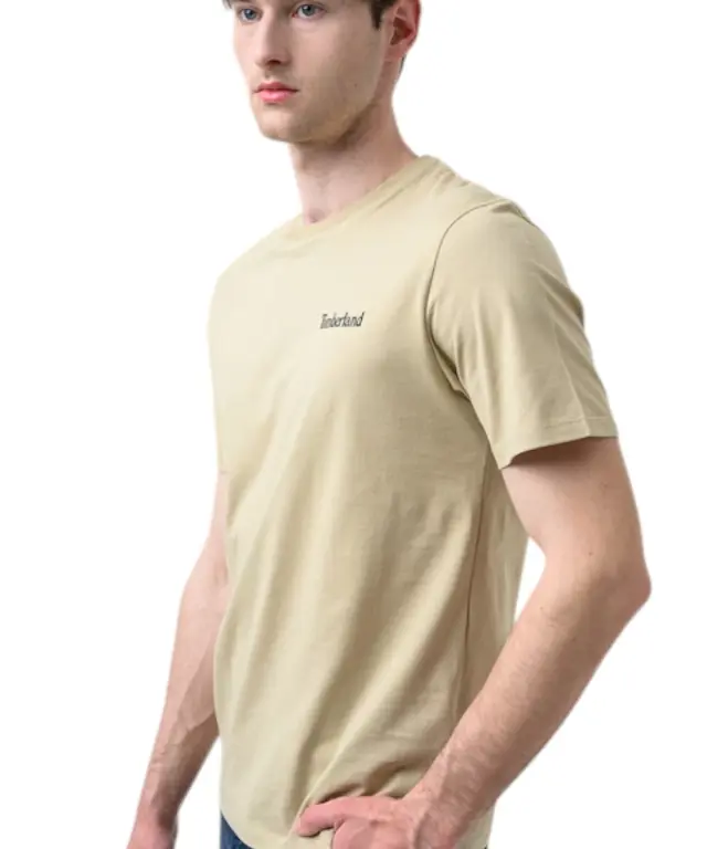 Timberland - Ανδρική Μπλούζα T-Shirt Majica TB0A421F-Y94 Μπεζ - XL 3