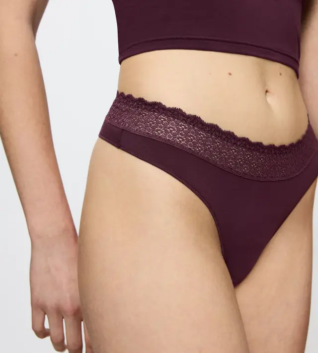 Triumph Σλιπ Feel Of Modal String Deep Burgundy 3