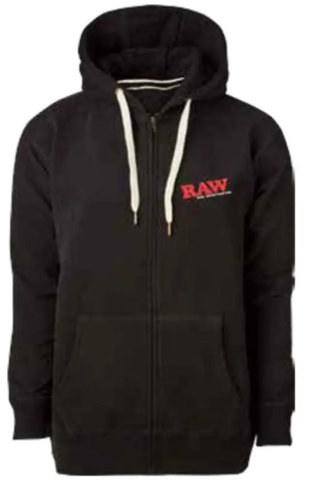 RAWthentic Φούτερ Original Zipper Black «Raw Edition» με Φερμουάρ - Μαύρο - XLarge