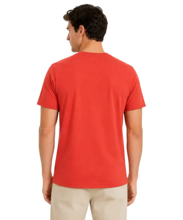 Fila - Ανδρικό Κοντομάνικο T-shirt Laas FAM0874-30068 Κόκκινο 3